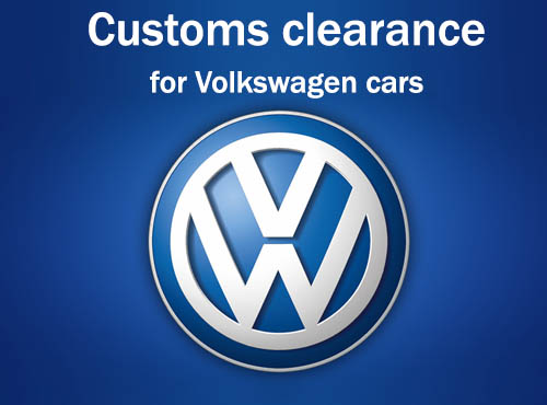 Customs clearance for Volkswagen car
